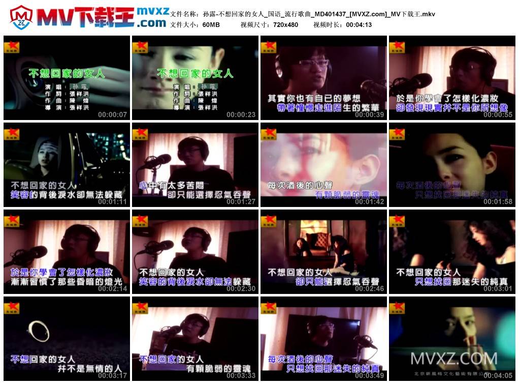 孙露-不想回家的女人_国语_流行歌曲_MD401437